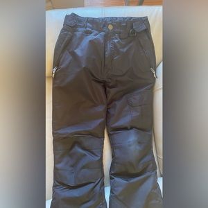 Black snow pants kids small